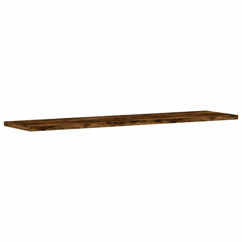 Wall Shelves 4 pcs Smoked Oak 80x20x1,5 cm Engineered Wood