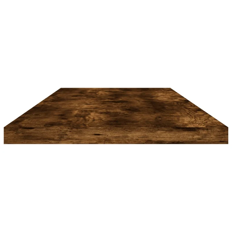 Wall Shelves 4 pcs Smoked Oak 80x20x1,5 cm Engineered Wood