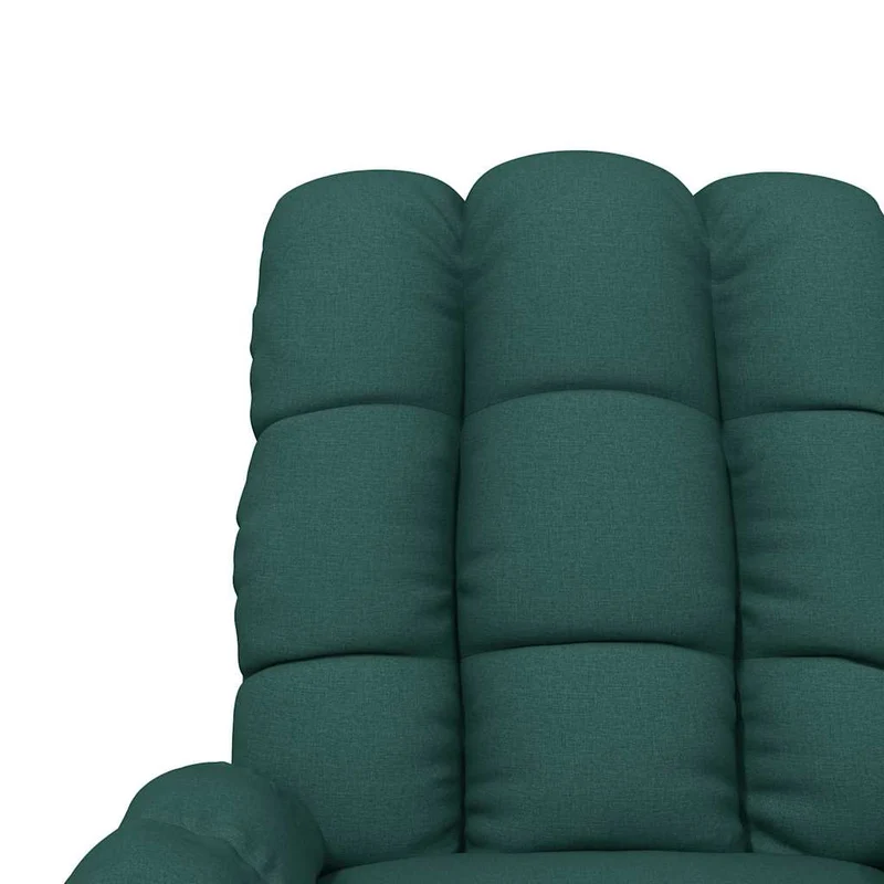 Massage Chair Dark Green Fabric