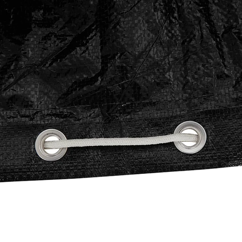 Garden Furniture Covers 2 pcs 8 Eyelets 125x125x75 cm Square