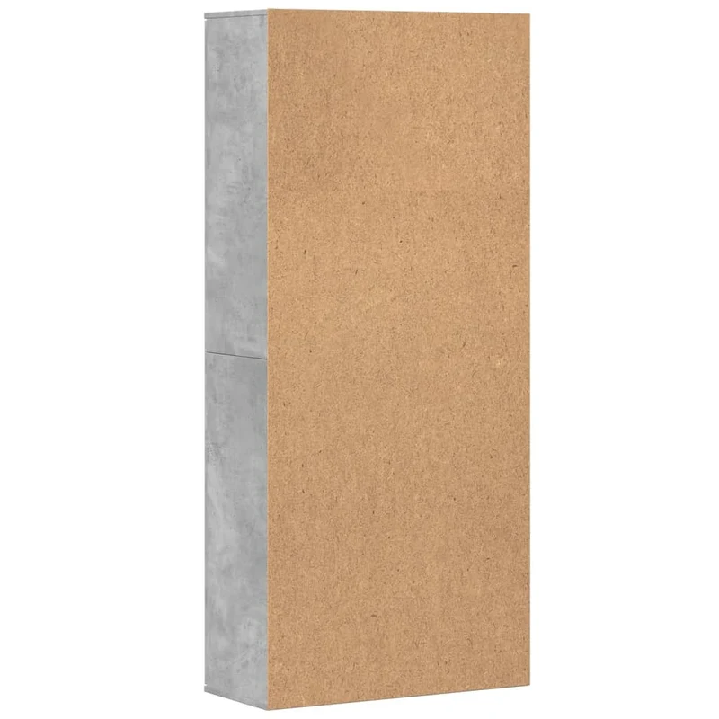 Highboard Concrete Grey 80x35x180 cm Engineered Wood