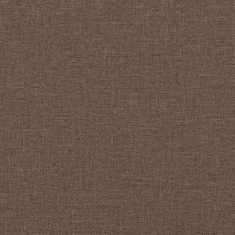 Rocking Chair with a Stool Brown Fabric