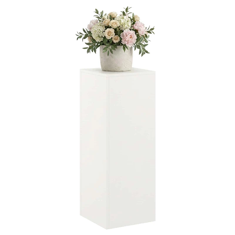 Plant Stand White 30 x 30 x 80 cm Steel