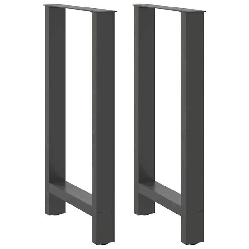 Bar Table Legs Anthracite 2 pcs 40x(90-91) cm Steel