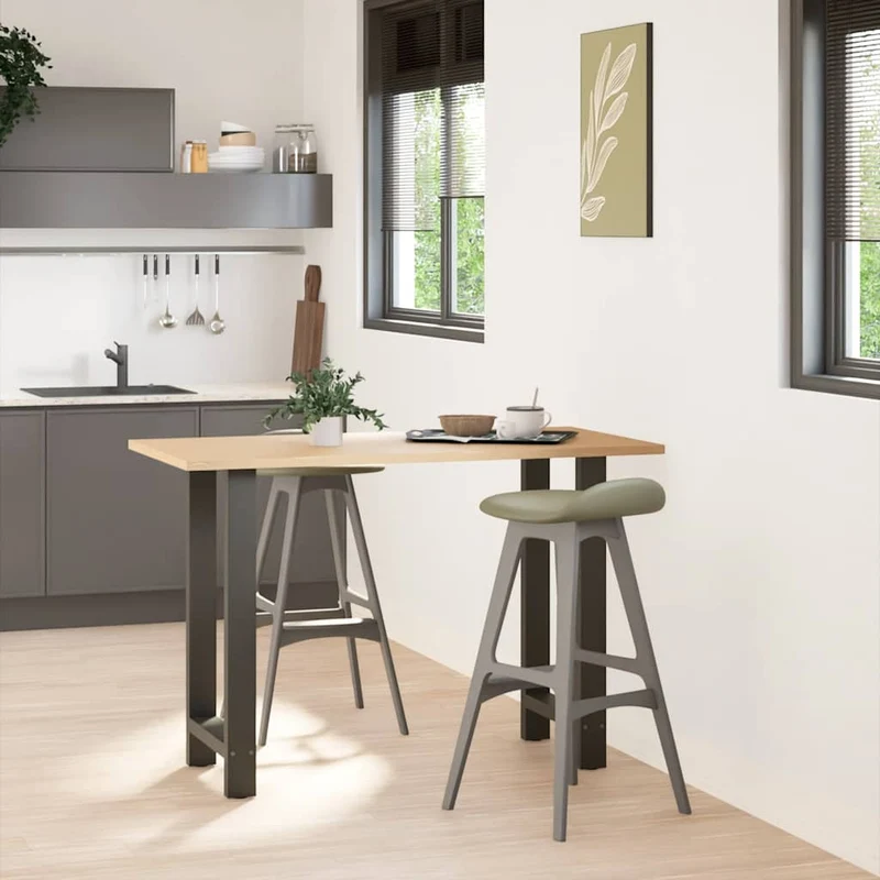 Bar Table Legs Anthracite 2 pcs 40x(90-91) cm Steel