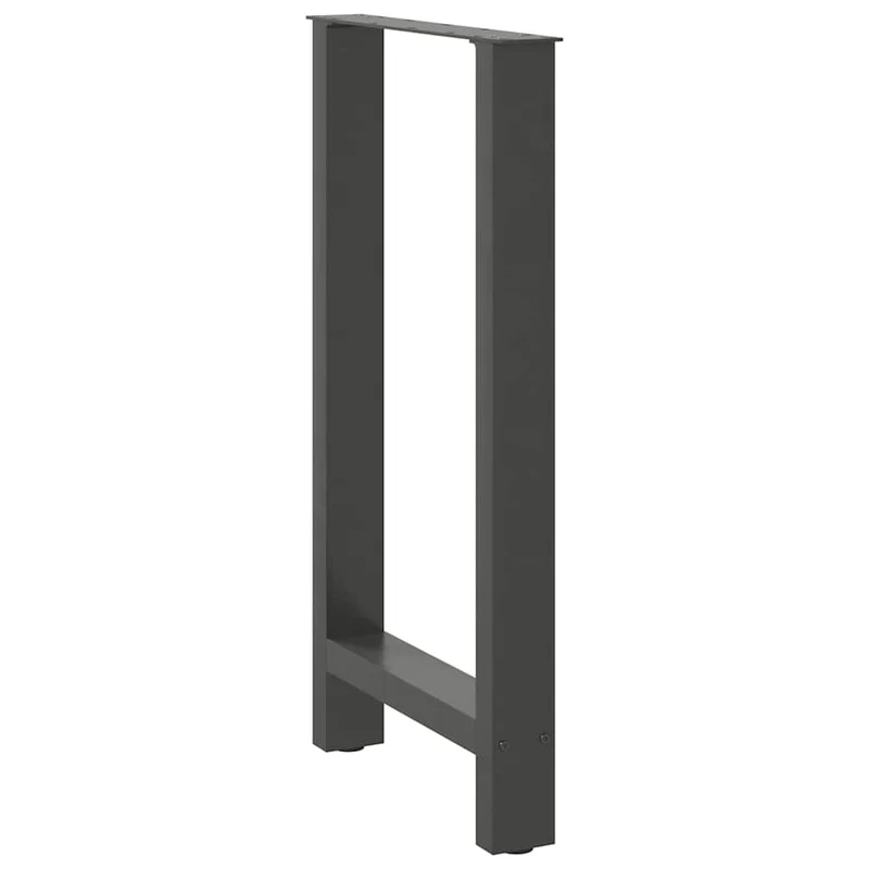 Bar Table Legs Anthracite 2 pcs 40x(90-91) cm Steel