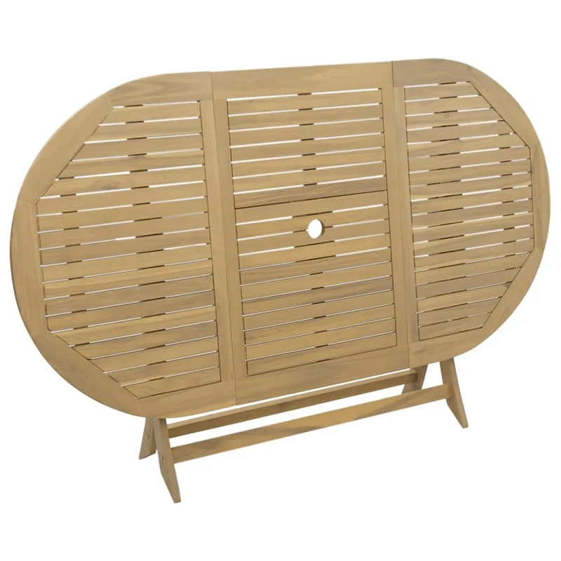 Folding Garden Table 160x85x75 cm Solid Wood Acacia