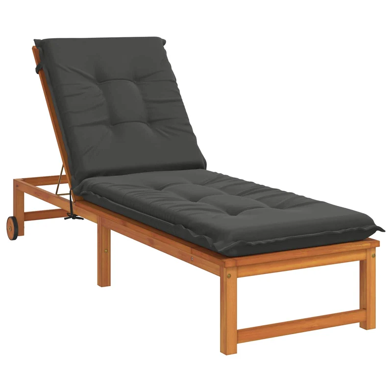 Sunlounger Cushion GEMERT 100% Polyester Anthracite