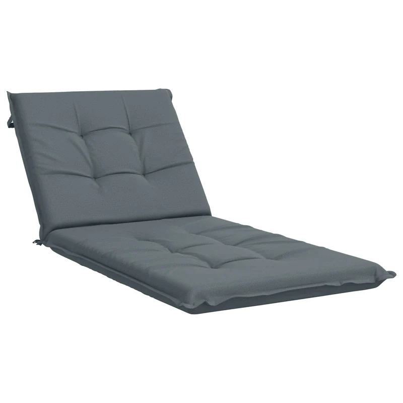 Sunlounger Cushion GEMERT 100% Polyester Blue 190 x 70 x 9 cm