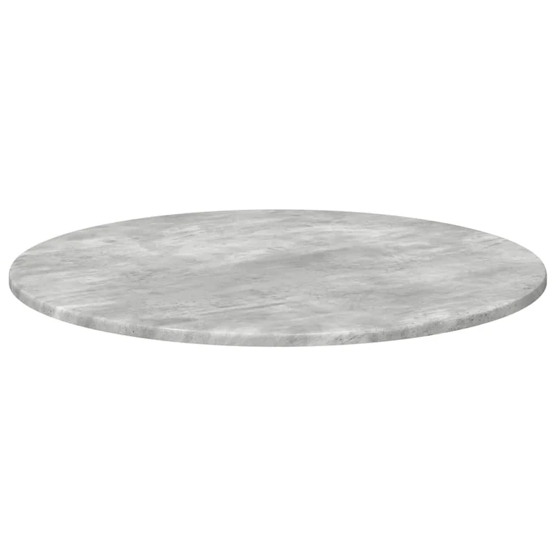 Table Top Ø 70 x 1.5 cm Round Engineered Wood Concrete Grey