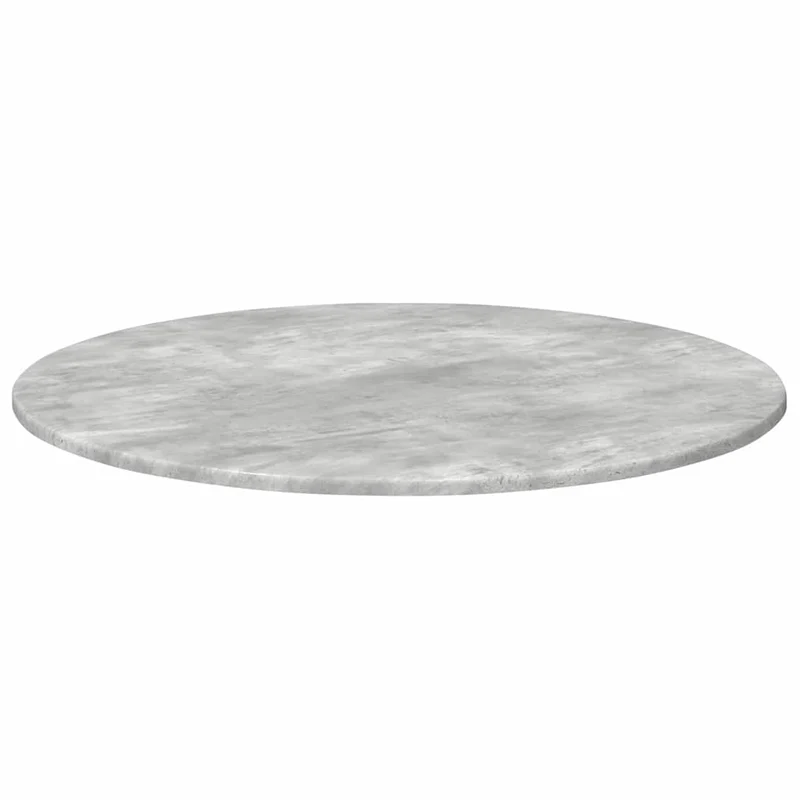 Table Top Ø 80 x 1.5 cm Round Engineered Wood Concrete Grey