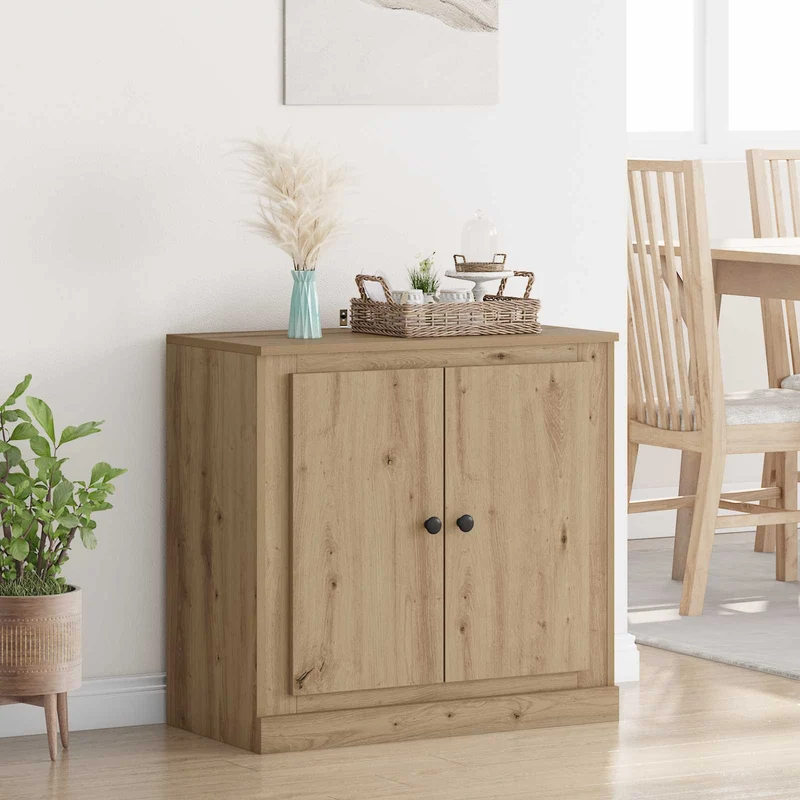 Sideboard 70 x 35.5 x 67.5 cm Artisan Oak Engineered Wood