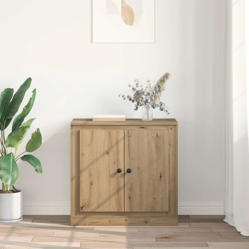 Sideboard 70 x 35.5 x 67.5 cm Artisan Oak Engineered Wood