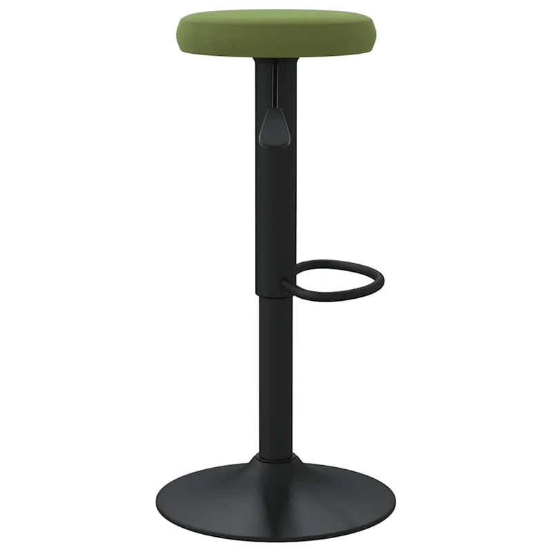 Bar Stools 2 pcs Light Green Velvet