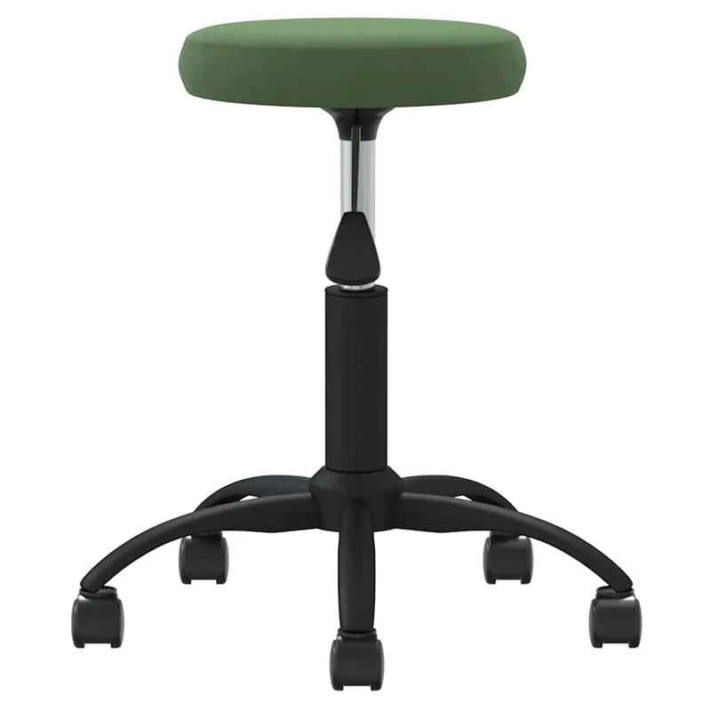 Office Swivel Chair Dark Green Velvet