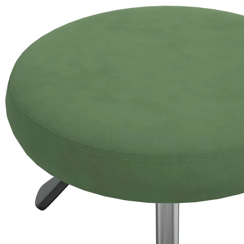 Office Swivel Chair Dark Green Velvet