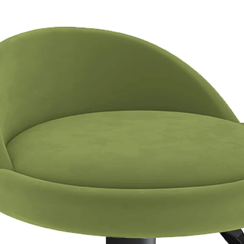 Bar Stools 2 pcs Light Green Velvet