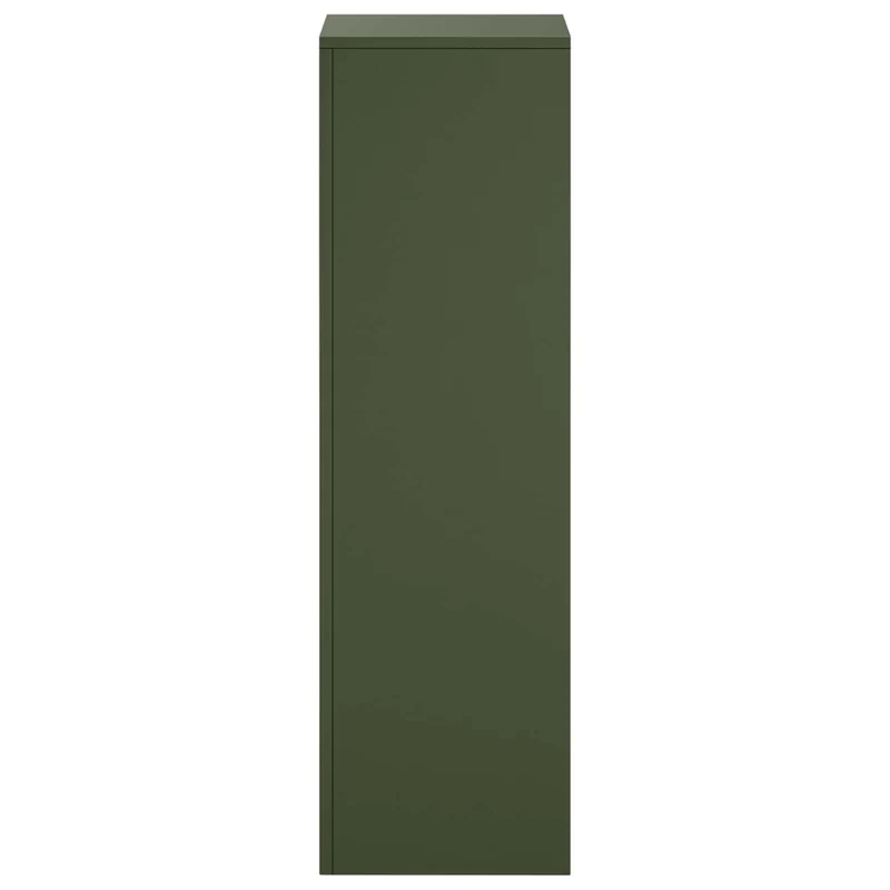 Plant Stand 2 pcs Olive Green 30 x 30 x 100 cm Steel