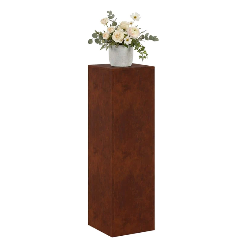 Plant Stand Rusty 30 x 30 x 100 cm Weathering Steel