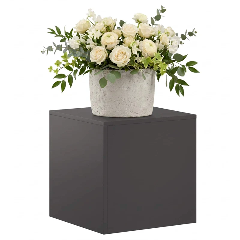 Plant Stand Black 40 x 40 x 40 cm Steel