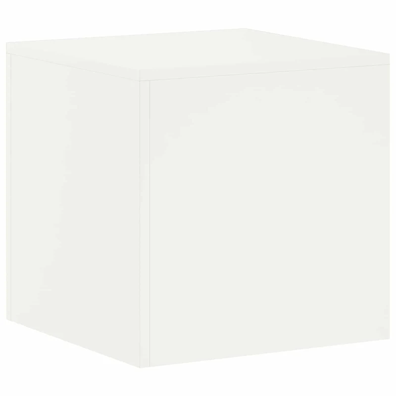Plant Stand White 40 x 40 x 40 cm Steel