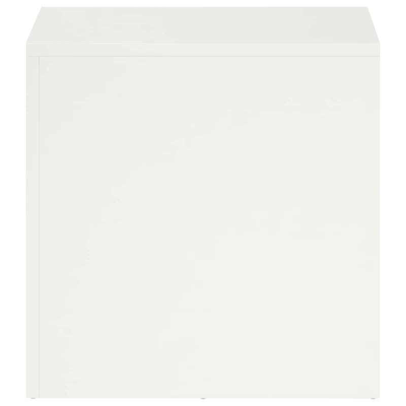 Plant Stand White 40 x 40 x 40 cm Steel
