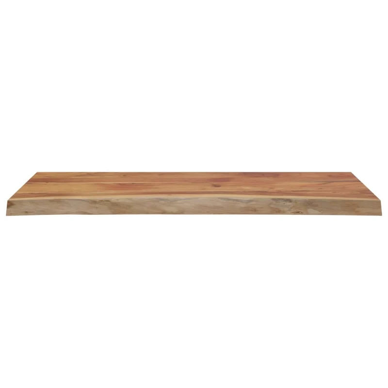 Table Top 100x40x3,8 cm Rectangular Solid Wood Acacia Live Edge
