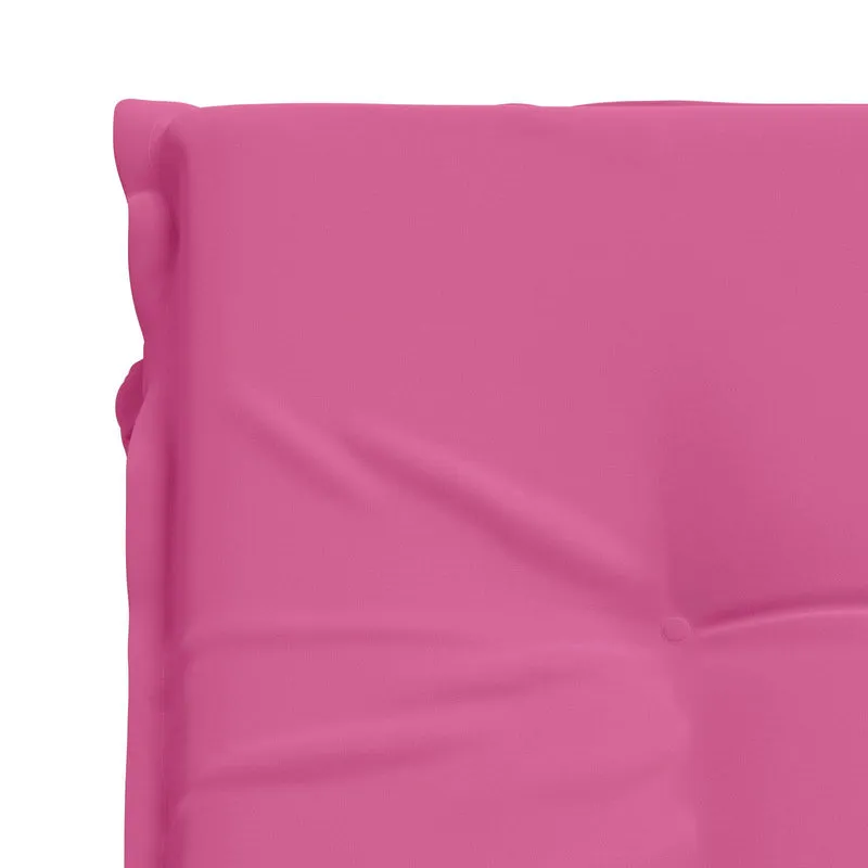 Sunlounger Cushion GEMERT 100% Polyester Pink 190 x 70 x 9 cm