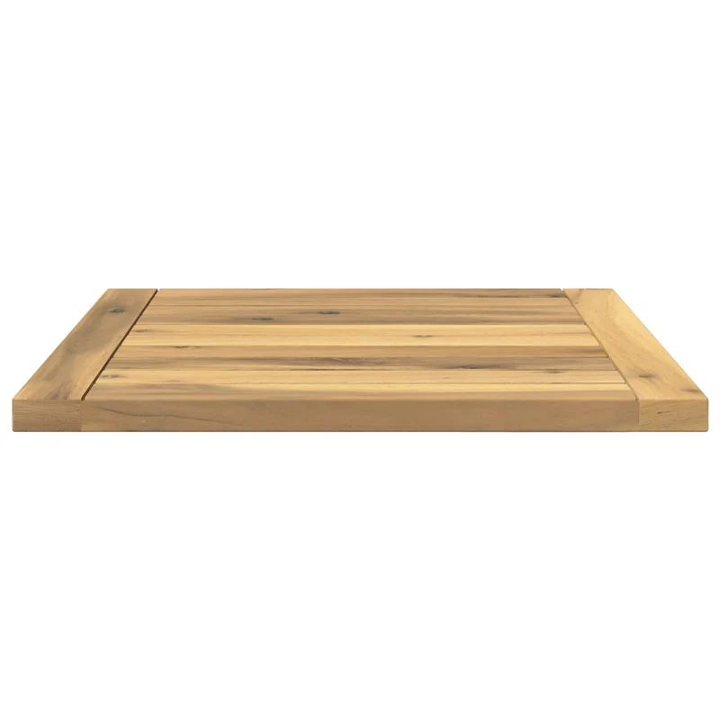 Table Top 40.5 x 40 x 2 cm Rectangular Solid Acacia Wood