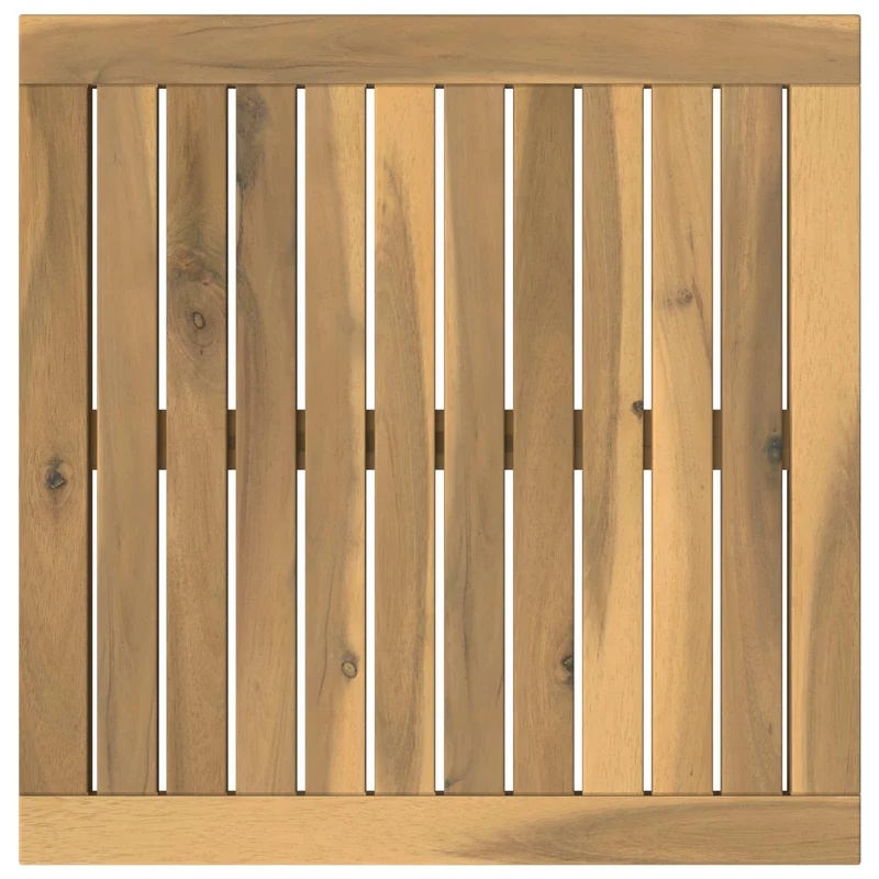 Table Top 48.5 x 49 x 2 cm Rectangular Solid Acacia Wood