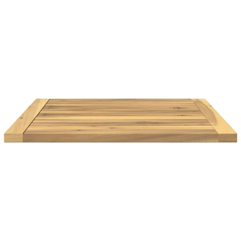 Table Top 48.5 x 49 x 2 cm Rectangular Solid Acacia Wood
