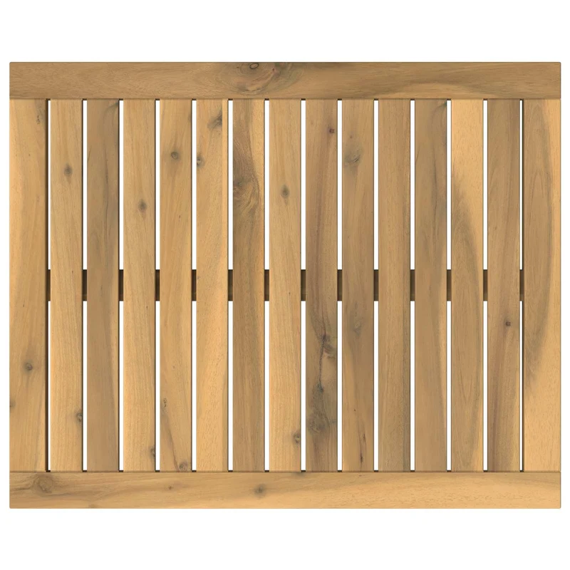 Table Top 60.5 x 49 x 2 cm Rectangular Solid Acacia Wood