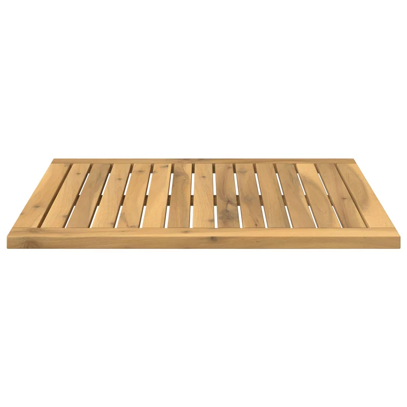 Table Top 60.5 x 49 x 2 cm Rectangular Solid Acacia Wood