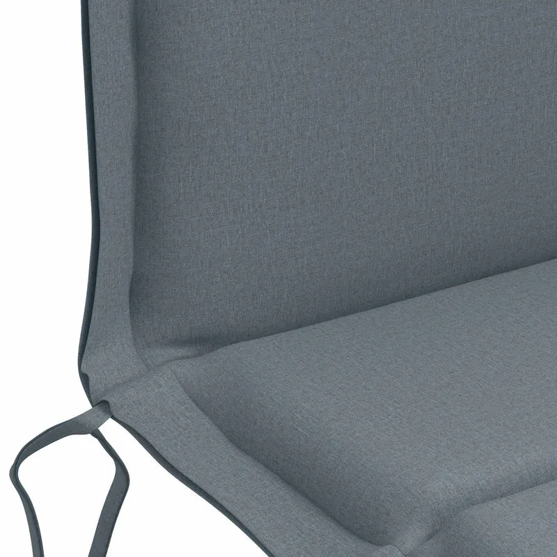 Low Back Chair Cushion GEMERT 6 pcs 100% Polyester Blue