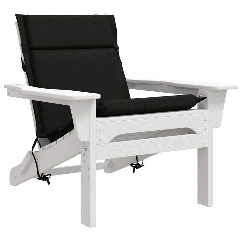 Low Back Chair Cushion GEMERT 6 pcs 100% Polyester Black