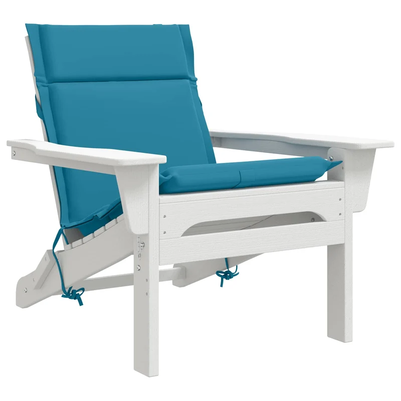 Low Back Chair Cushion GEMERT 6 pcs 100% Polyester Light Blue