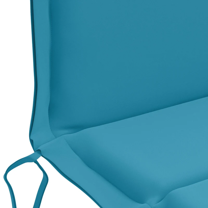 Low Back Chair Cushion GEMERT 6 pcs 100% Polyester Light Blue