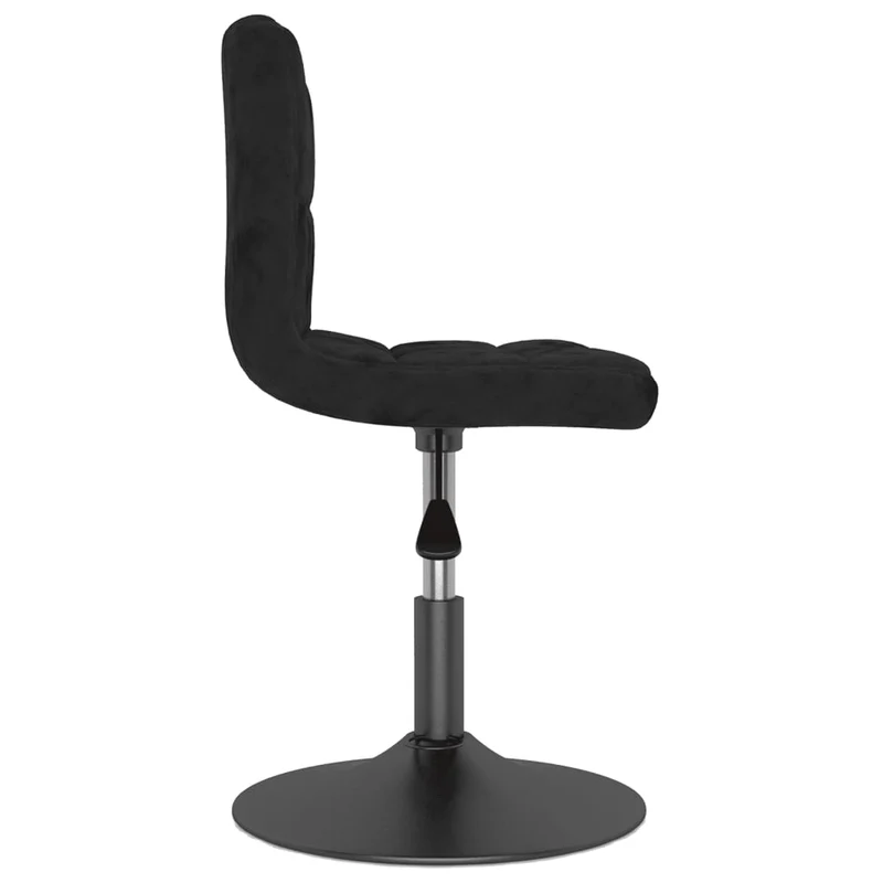 Swivel Bar Stool Black Velvet