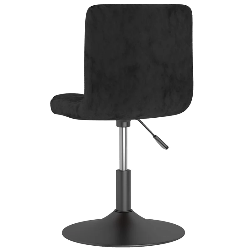 Swivel Bar Stool Black Velvet