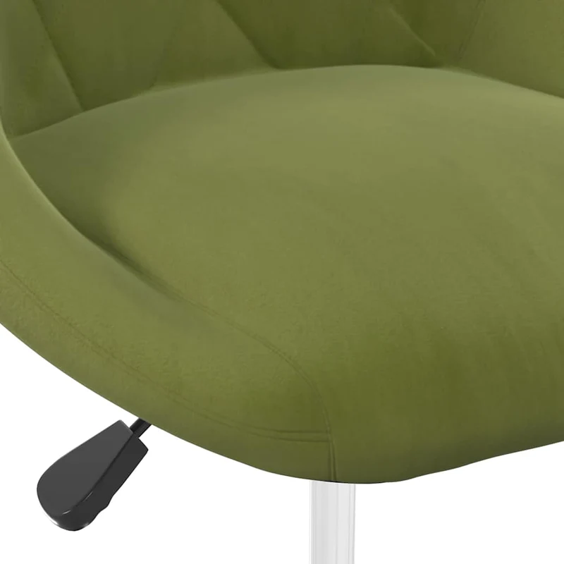 Swivel Dining Chairs 2 pcs Light Green Velvet