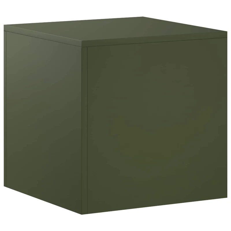 Plant Stand Olive Green 40 x 40 x 40 cm Weathering Steel