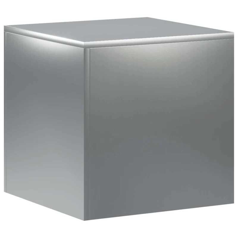 Plant Stand Silver 40 x 40 x 40 cm Steel