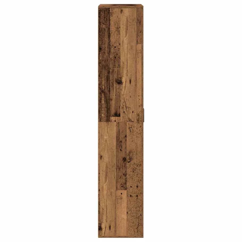 Highboard 80 x 35 x 180 cm Engineered Wood Old Wood