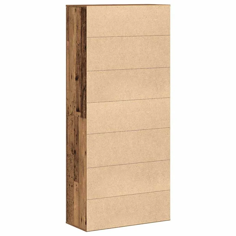 Highboard 80 x 35 x 180 cm Engineered Wood Old Wood