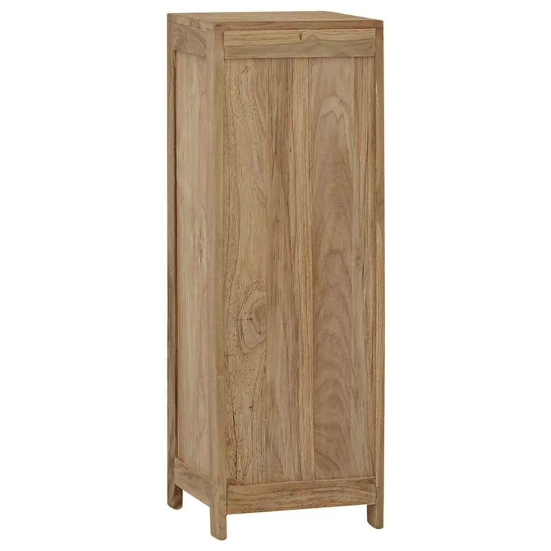 340741 vidaXL Chest of Drawers 30x30x90 cm Solid Wood Teak