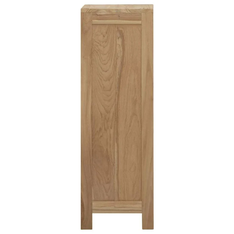 340741 vidaXL Chest of Drawers 30x30x90 cm Solid Wood Teak