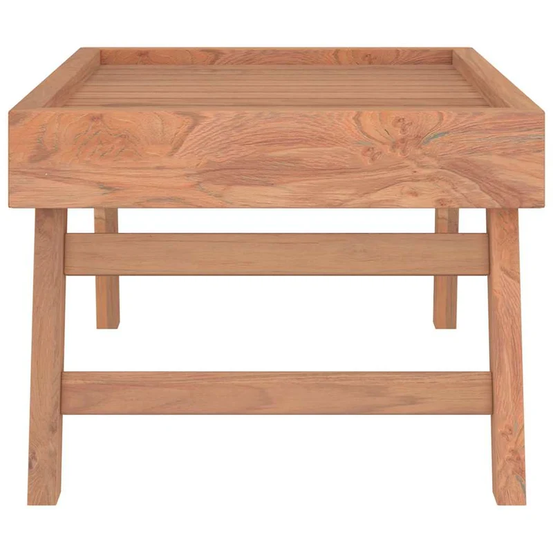 340762 vidaXL Folding Tray 55x35x25 cm Solid Wood Teak