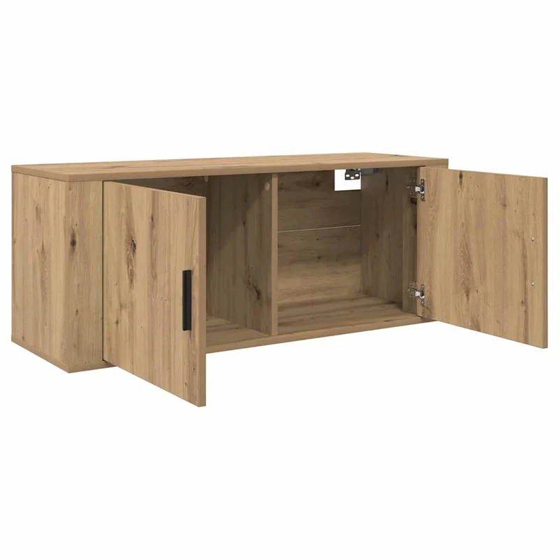 Wall-mounted TV Cabinet Set 3 pcs Artisan Oak Engineered Wood