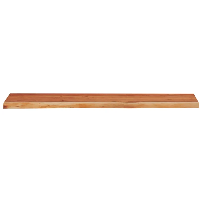 Table Top 140x40x3,8 cm Rectangular Solid Wood Acacia Live Edge