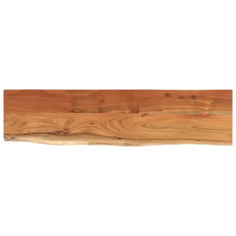 Table Top 160x40x3,8 cm Rectangular Solid Wood Acacia Live Edge